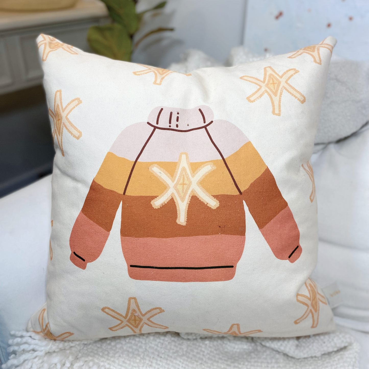 Sweater Weather + Cushion Cover 18" x 18"