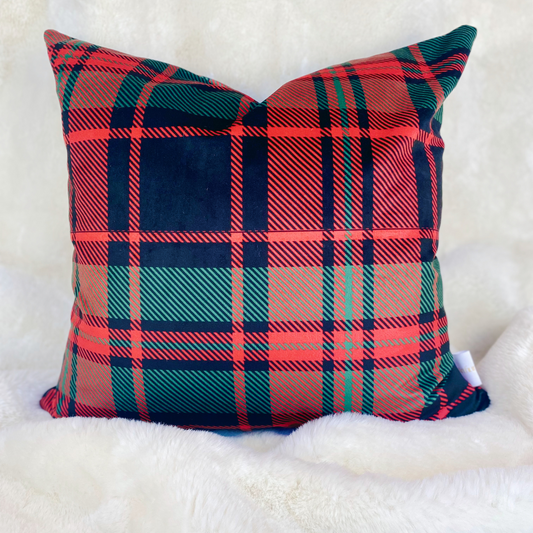 Classic Plaid + Cushion Cover 22" x 22"