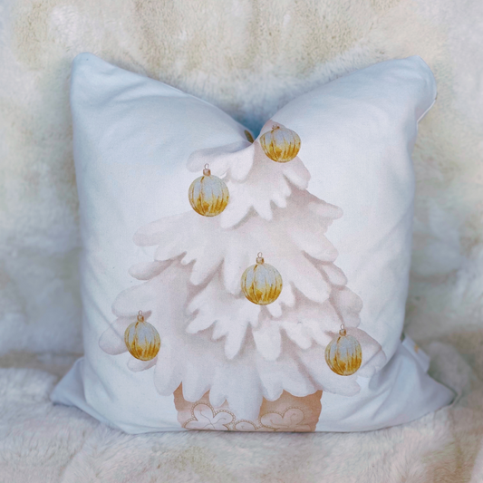 Elegant Christmas + Cushion Cover 22" x 22"